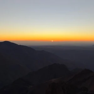 Sunrise over Imlil village and Atlas Mountains, Morocco Sunrise over Imlil village and Atlas Mountains, Morocco